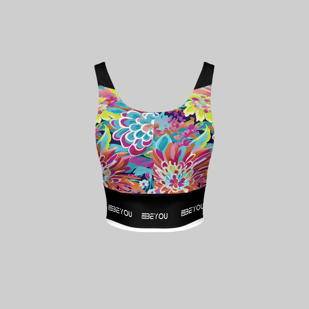 Be-Tribal Women’s Recycled Rainbow Sports Bra