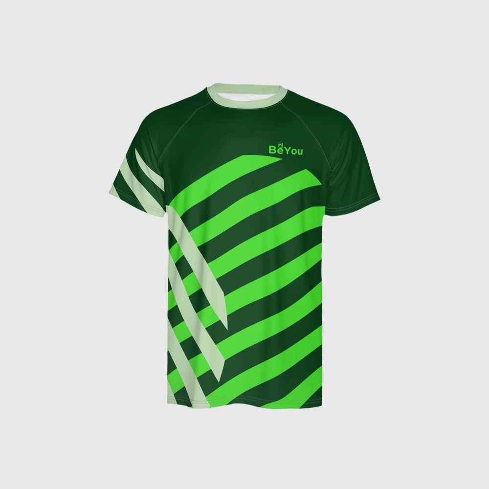 Waffle-Me Men's Recycled Green Jersey Tee