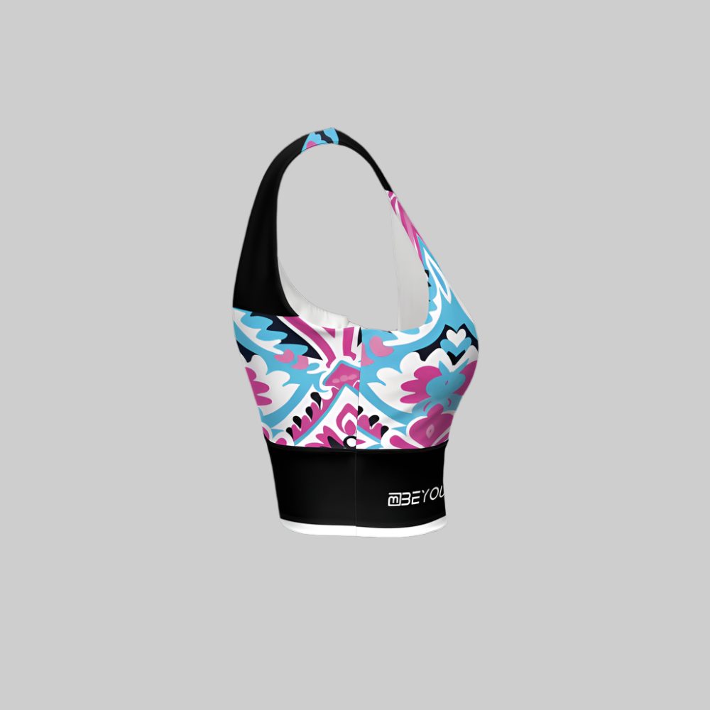 Be-Tribal Women’s Recycled Rainbow Sports Bra