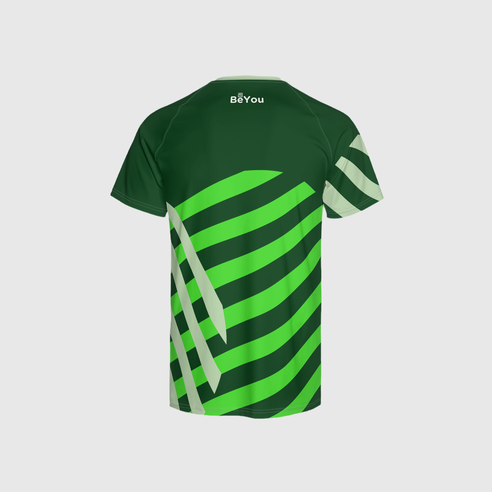 Waffle-Me Men's Recycled Green Jersey Tee