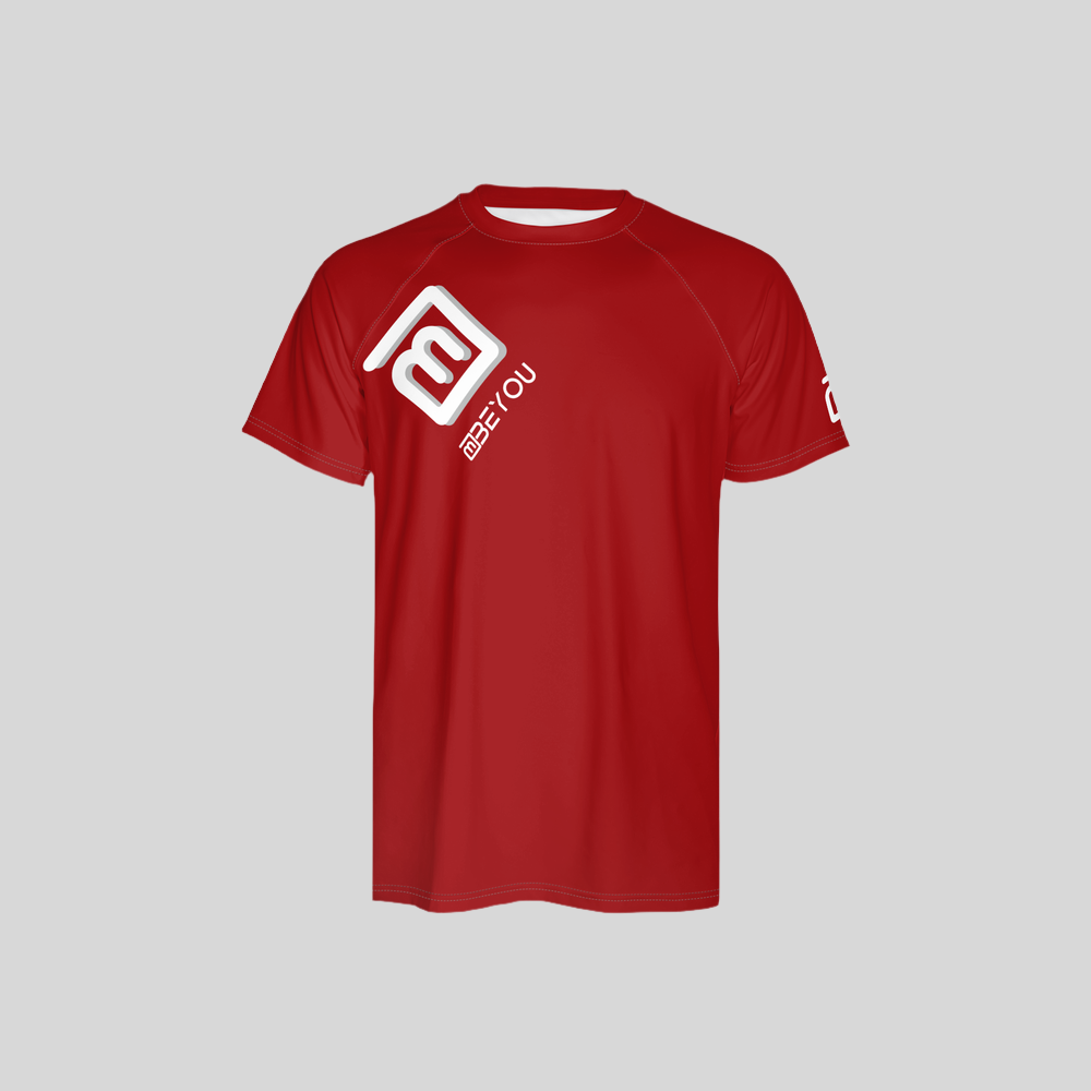 New-Me Men's Recycled Red Jersey Tee