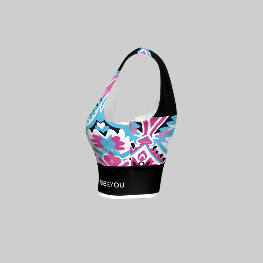 Be-Tribal Women’s Recycled Rainbow Sports Bra