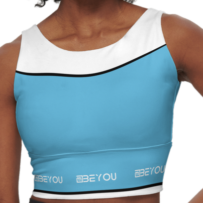 NC Blue BeYou Women’s Longline V-Shape-Back Sports Bra