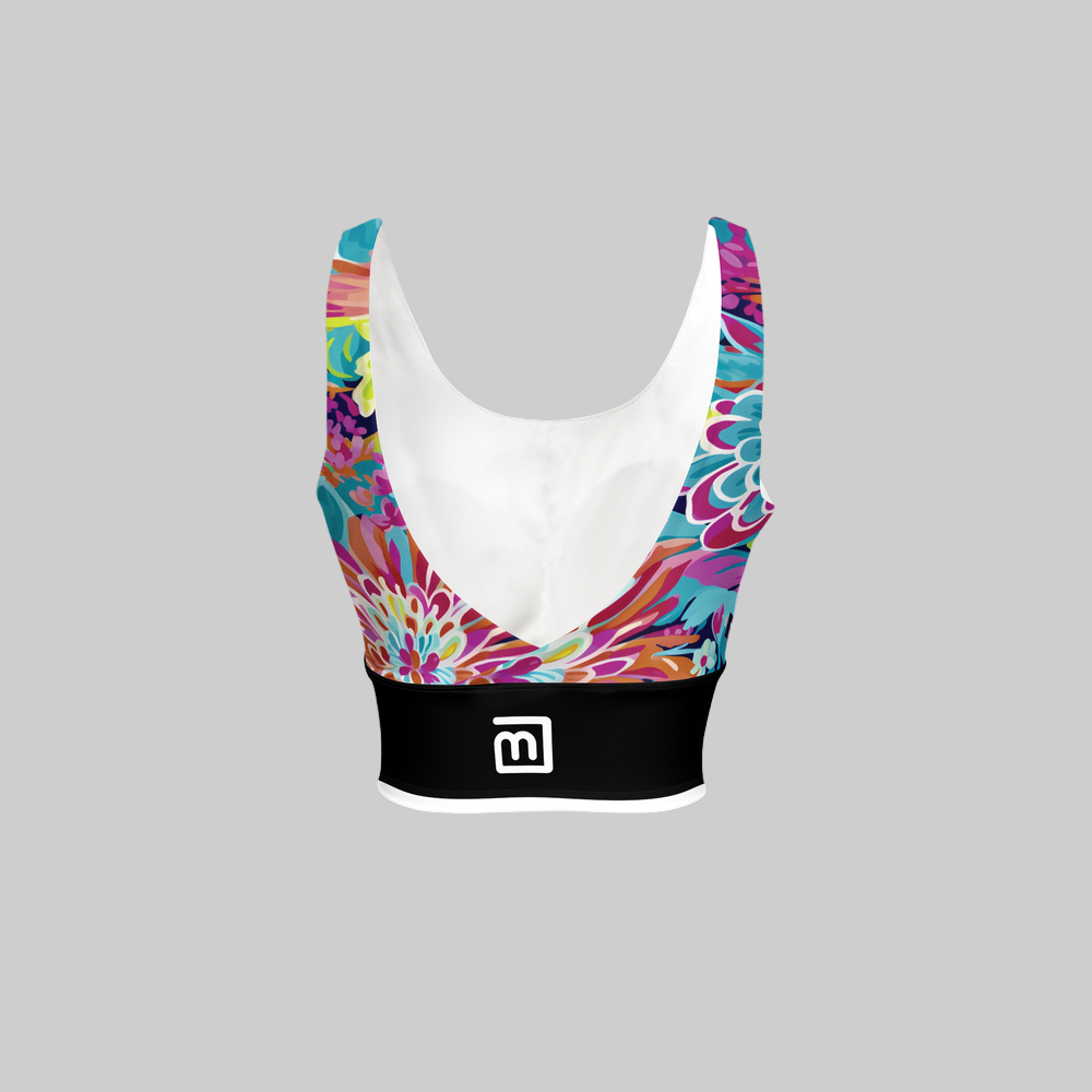 Be-Tribal Women’s Recycled Rainbow Sports Bra