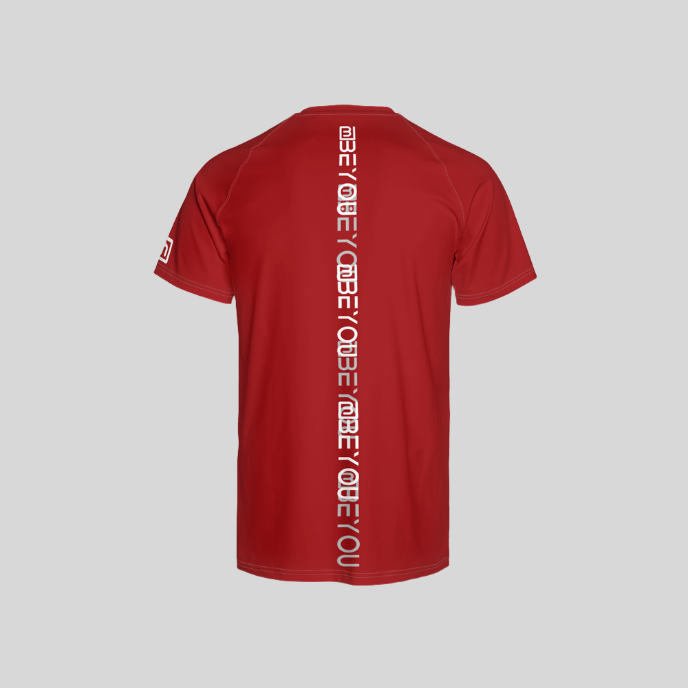 New-Me Men's Recycled Red Jersey Tee