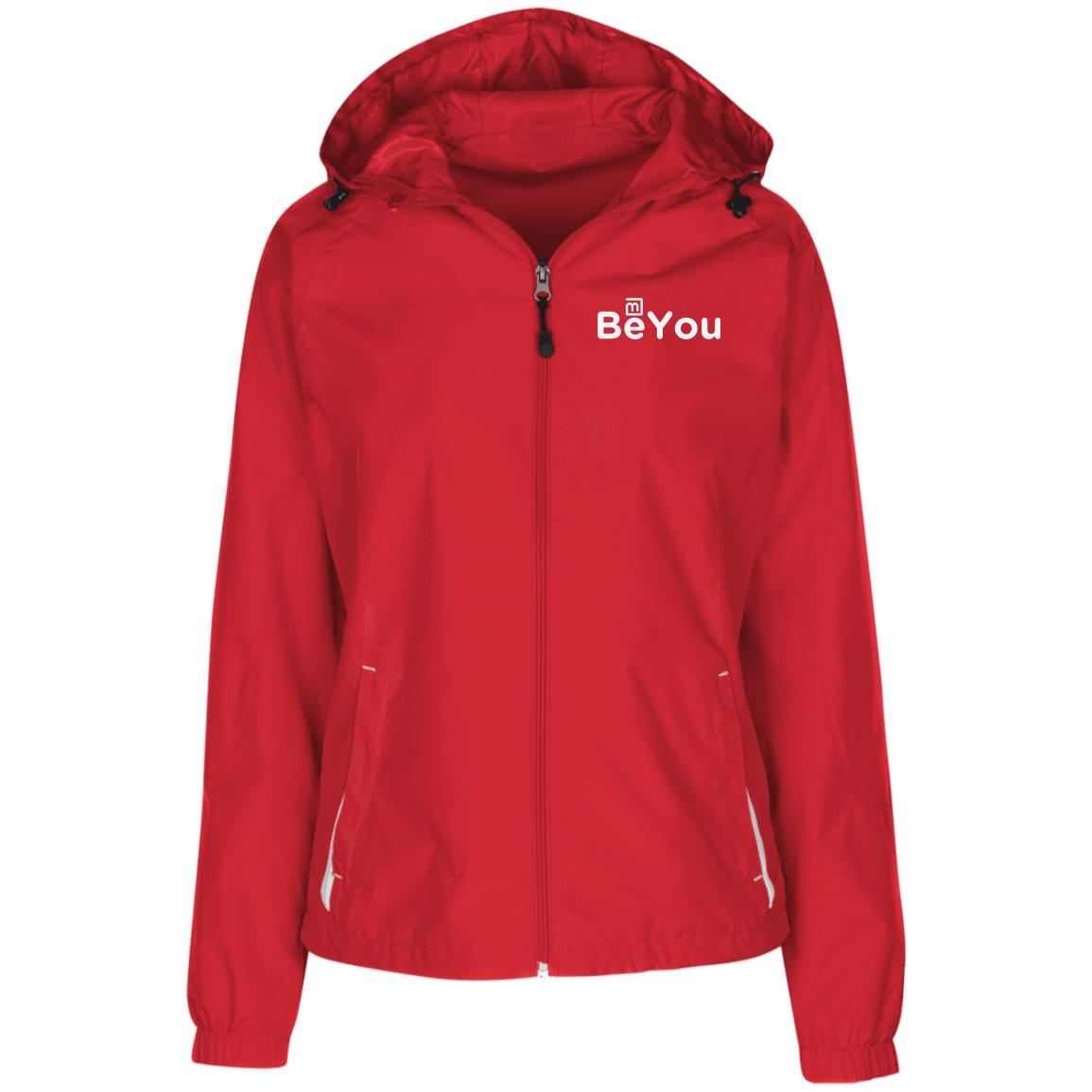 LST76 Ladies' Jersey-Lined Hooded Windbreaker