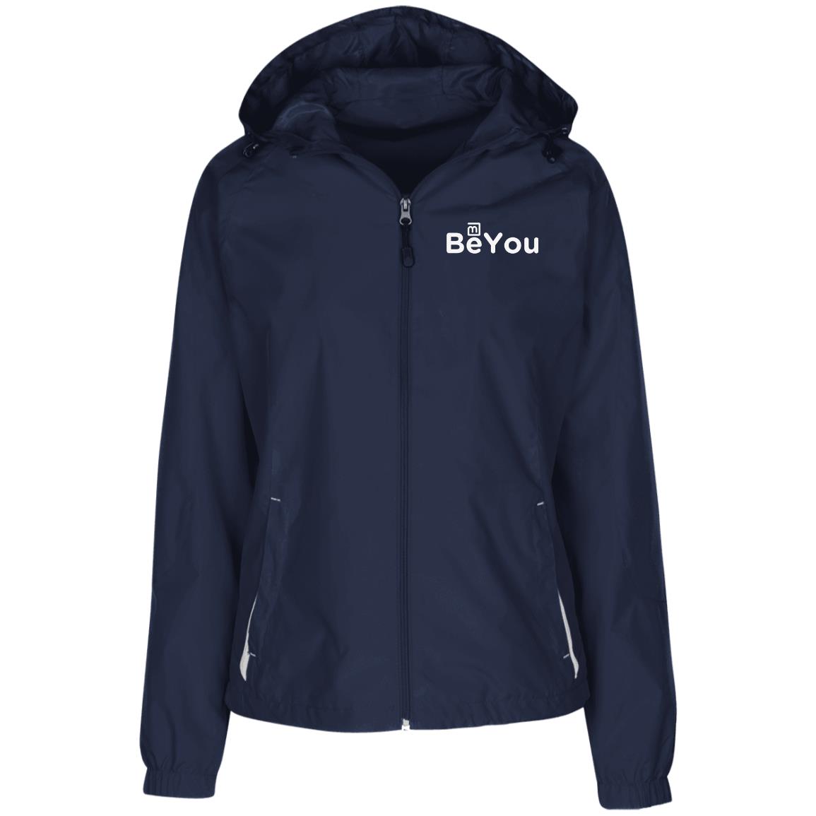 LST76 Ladies' Jersey-Lined Hooded Windbreaker