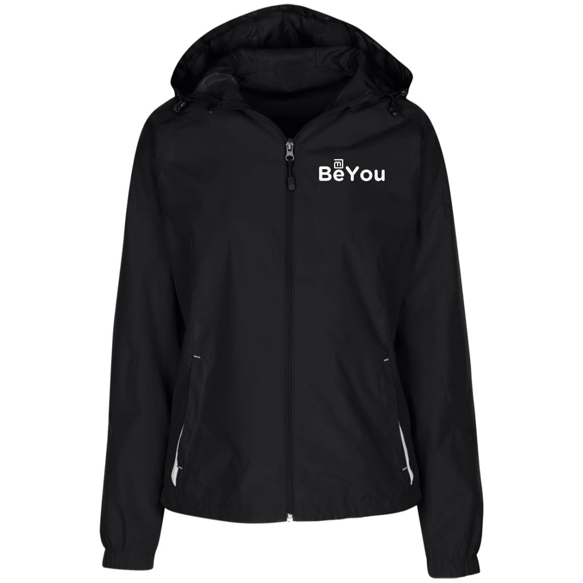 LST76 Ladies' Jersey-Lined Hooded Windbreaker