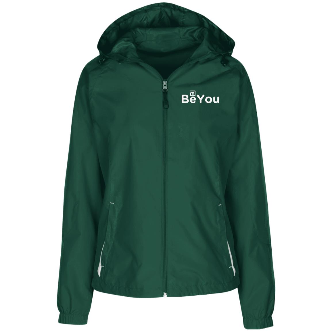 LST76 Ladies' Jersey-Lined Hooded Windbreaker