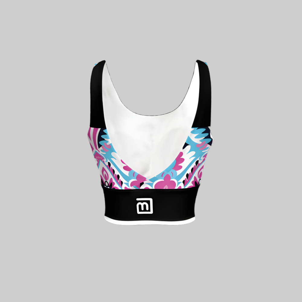 Be-Tribal Women’s Recycled Rainbow Sports Bra