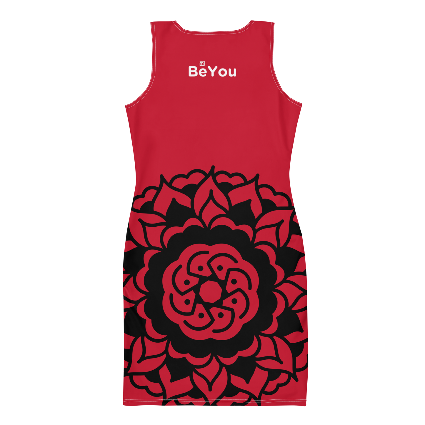 Red Sportswear Performance Bodycon Dress
