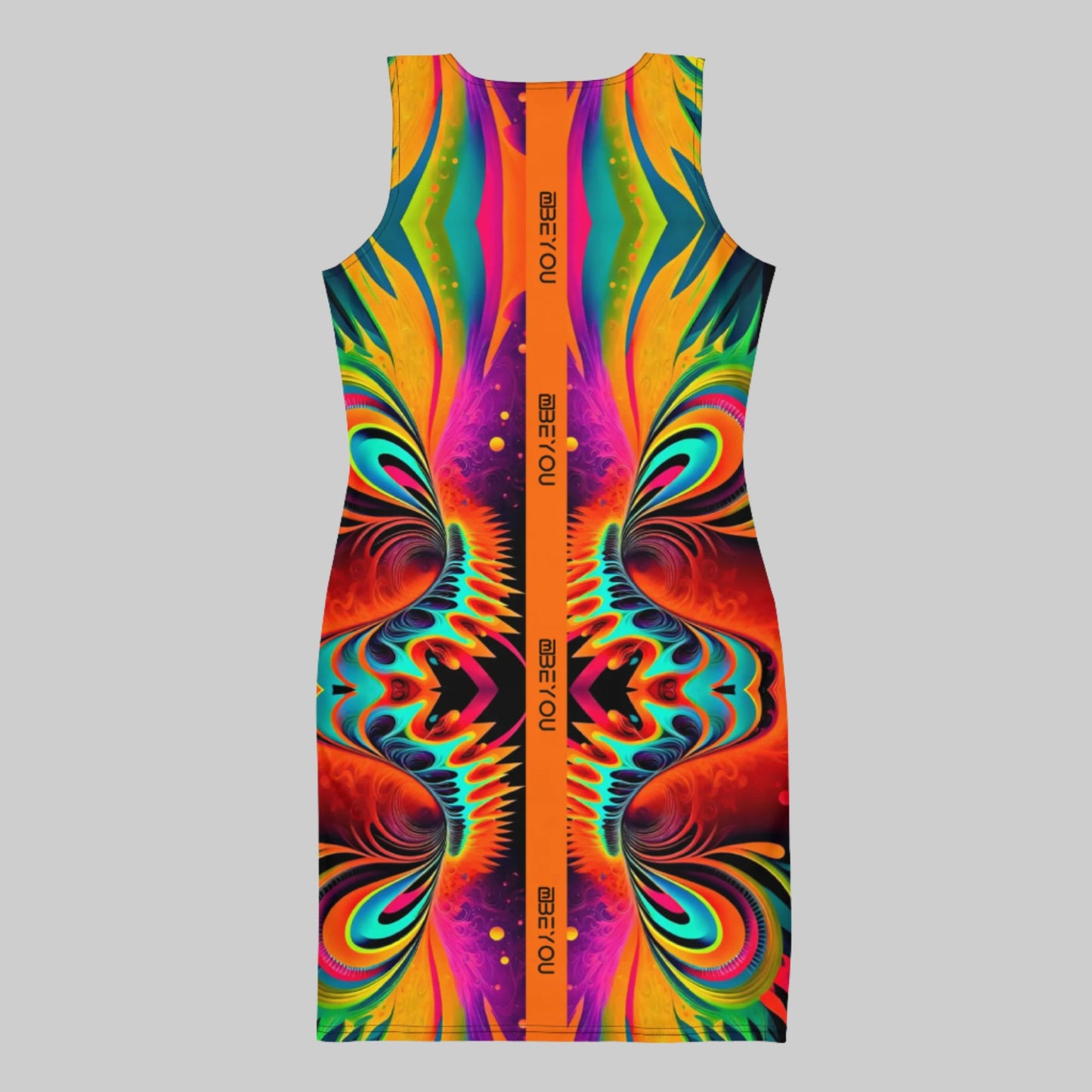 Be-Tribal Women's Recycled Rainbow Tank Dress