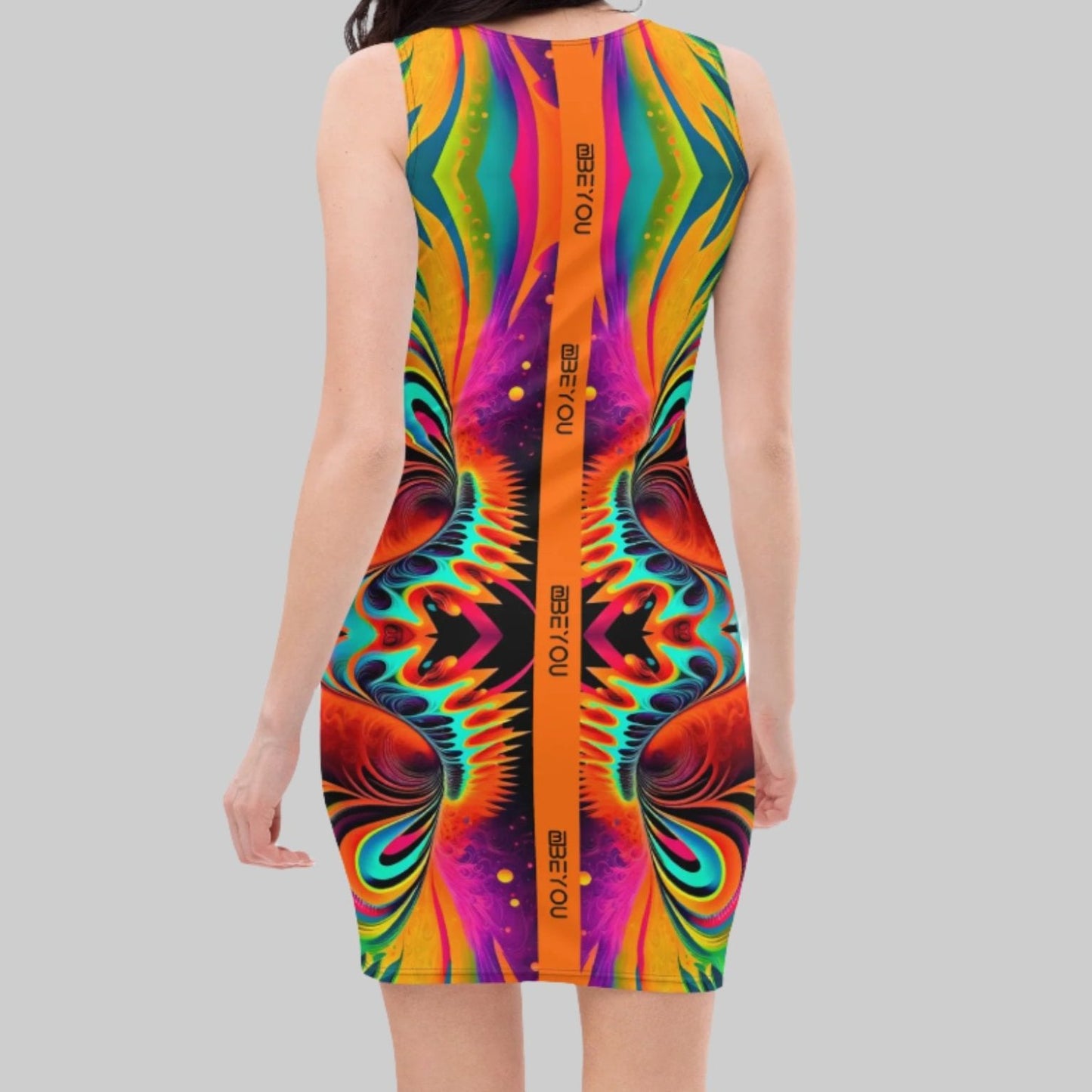 Be-Tribal Women's Recycled Rainbow Tank Dress