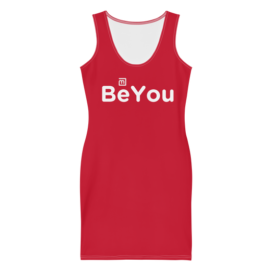 Red Sportswear Performance Bodycon Dress