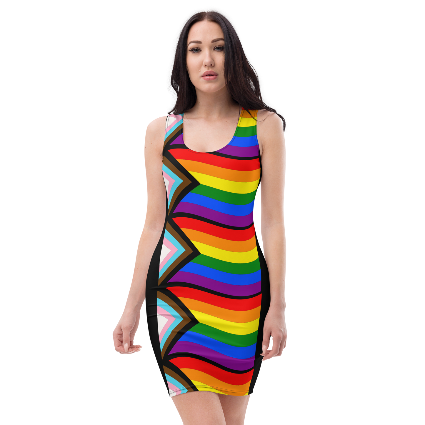 LGQBT+ Glam1 Sportswear Performance Bodycon Dress