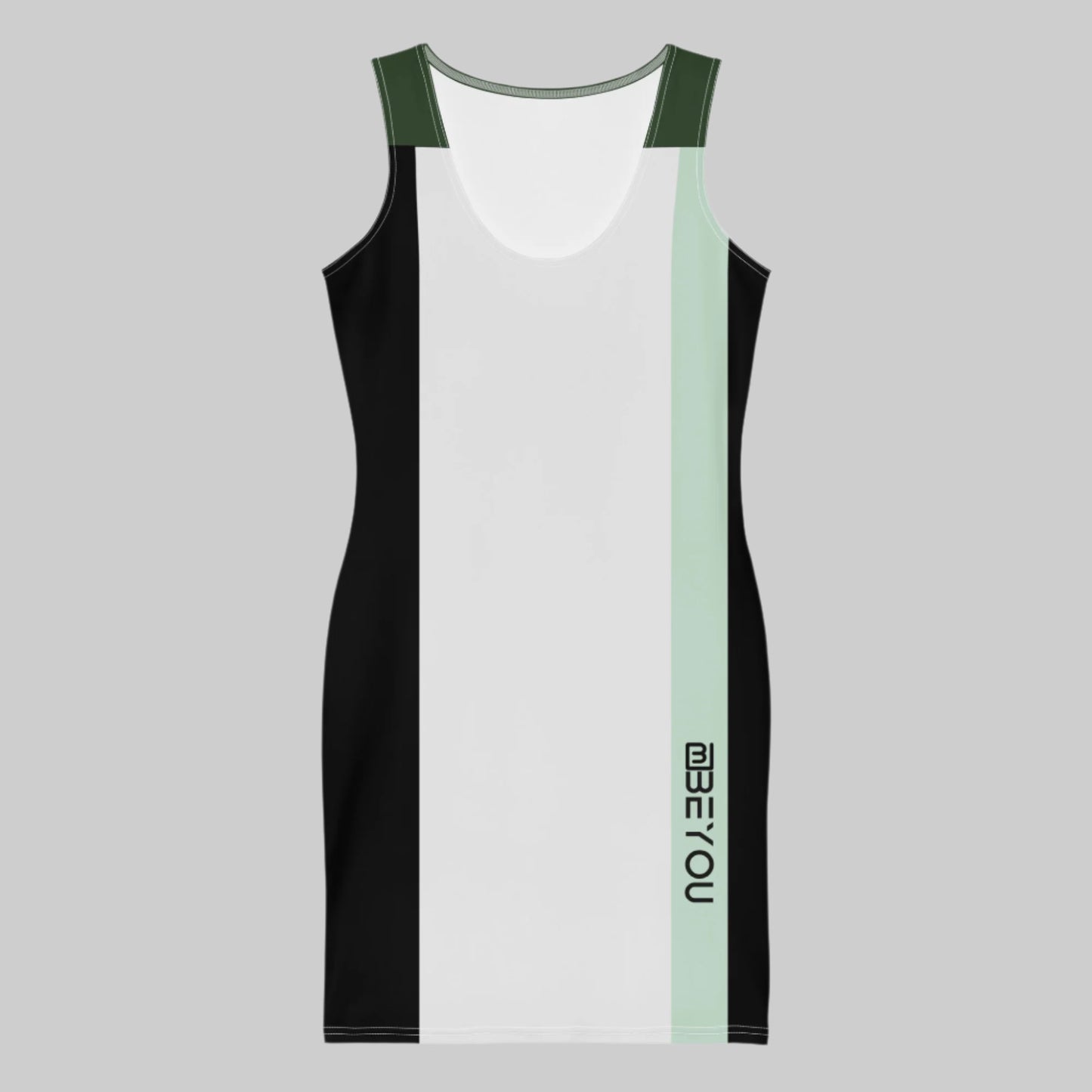 Be-Stunning Women's Recycled White Tank Dress