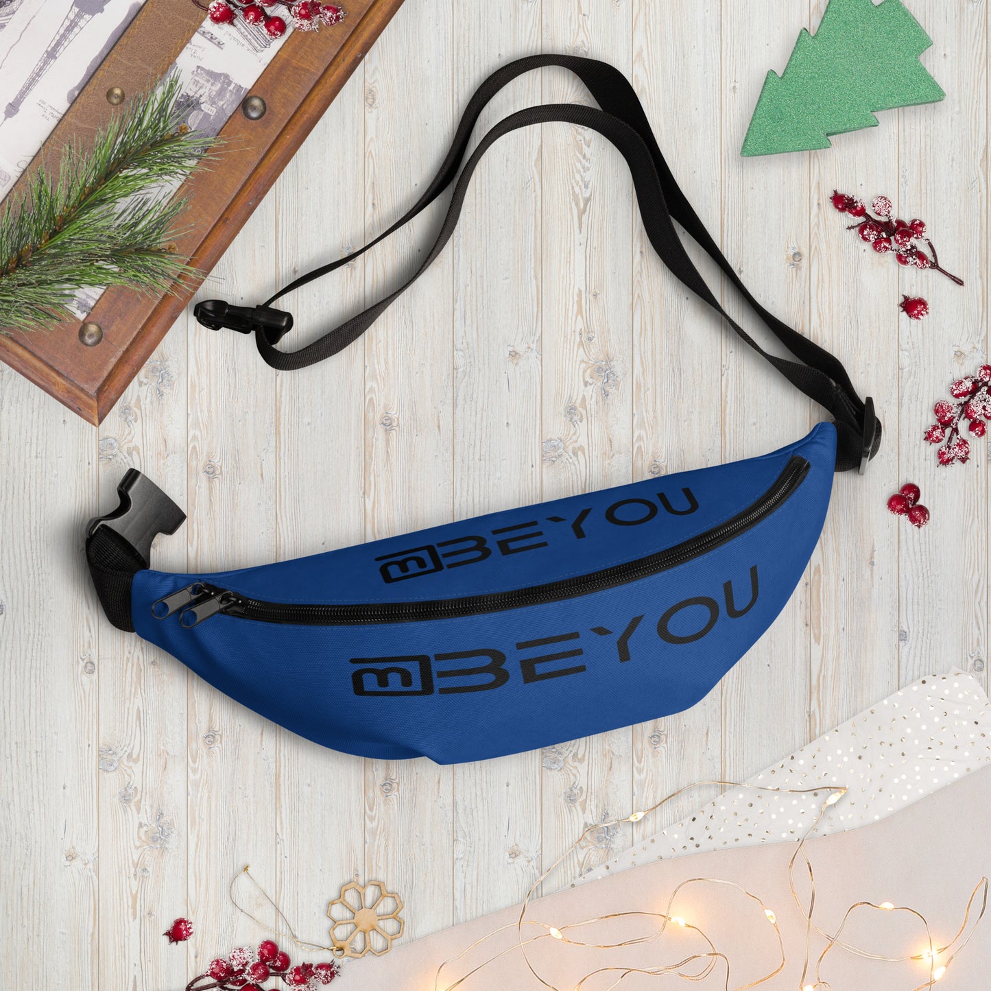 Be-Charming Unisex Blue Fanny Pack