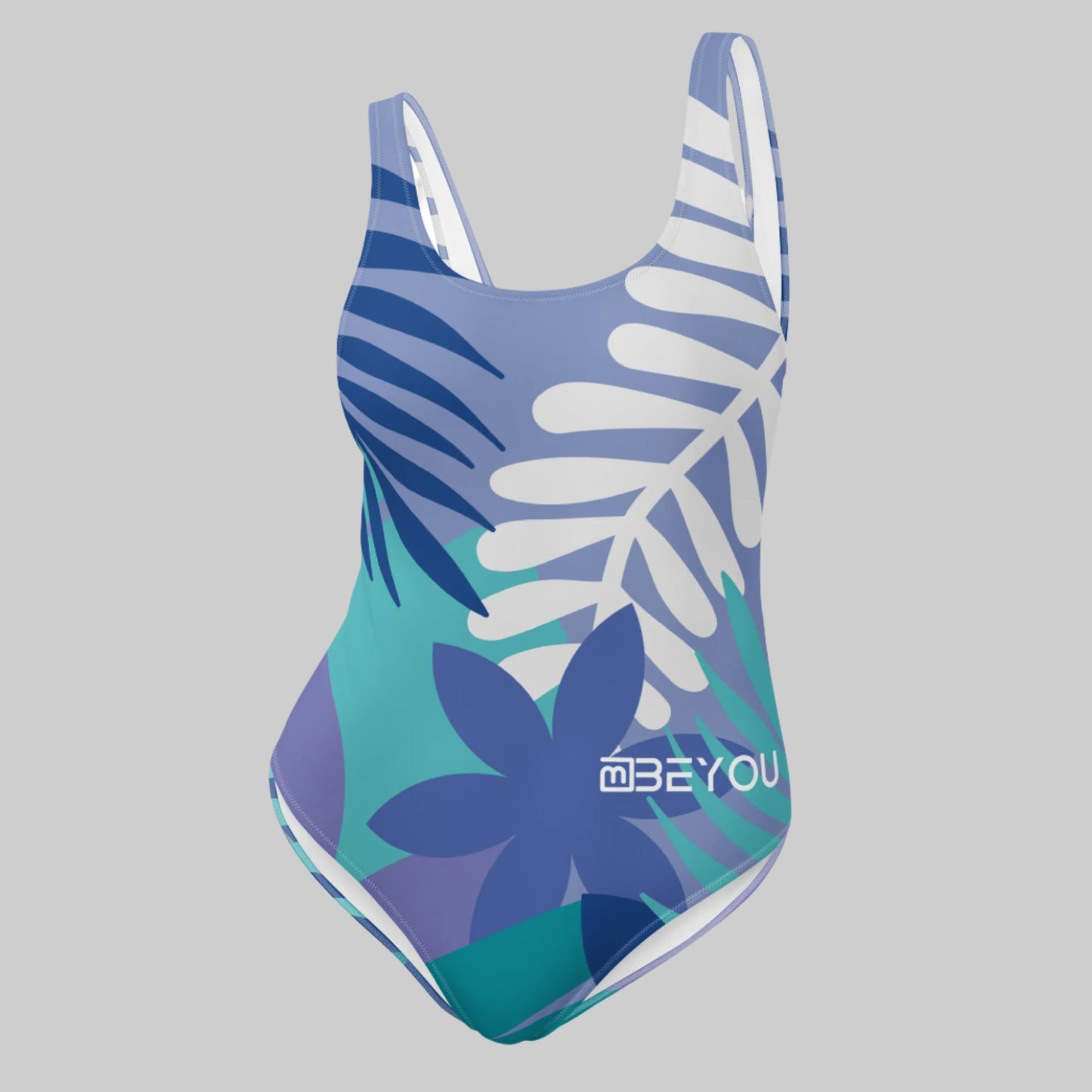 Be-Pretty Women's Recycled Blue One-Piece Swimsuit