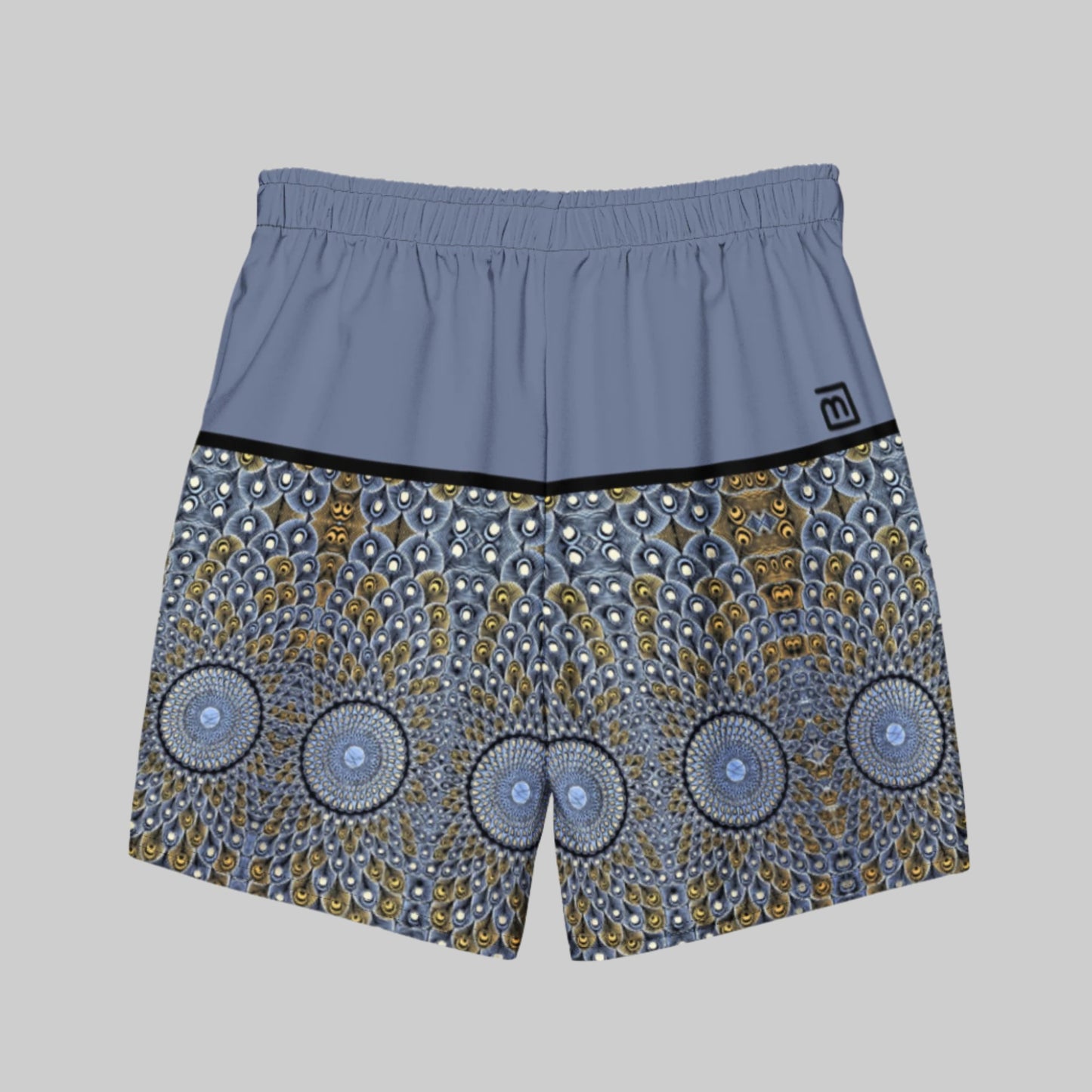 Feather-Me Men's Recycled Blue Swim Trunks