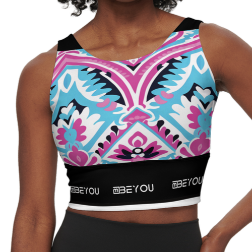 Be-Tribal Women’s Recycled Rainbow Sports Bra