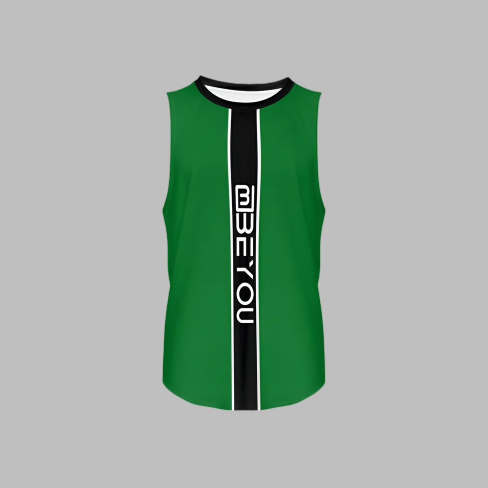 Be-Sporty Men's Recycled Hunter Green Tank Top