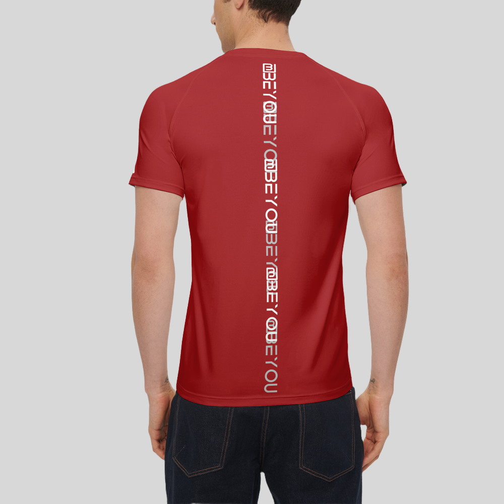 New-Me Men's Recycled Red Jersey Tee