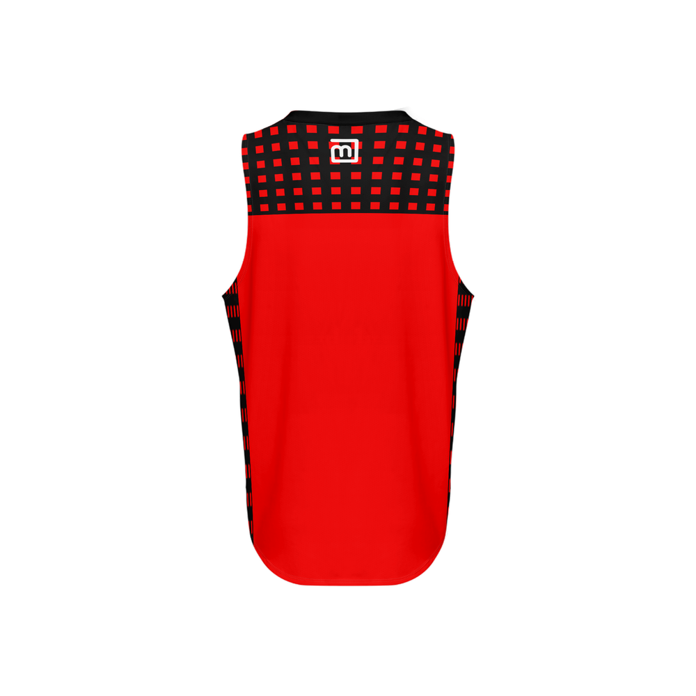 Be-Retro Recycled Men’s Red Tank Top