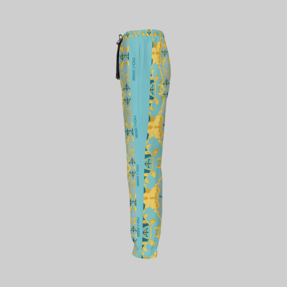 Be-Explosive Unisex Recycled Mint Prism Jogging Pants