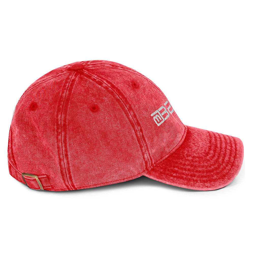 Vintage Denim Washed 3D Puff BeYou Unisex Cap