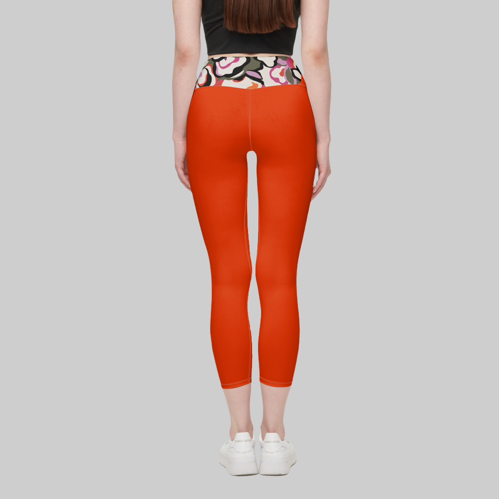 Popping Orange Full-Length Sustainable Legging