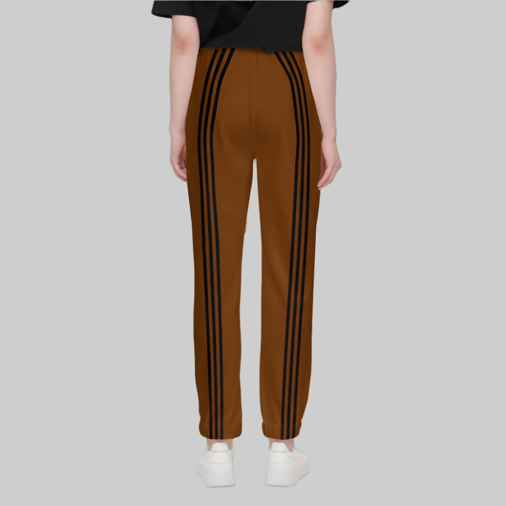 Caramel Brown Women Casual Fit Sustainable Jogging Pants
