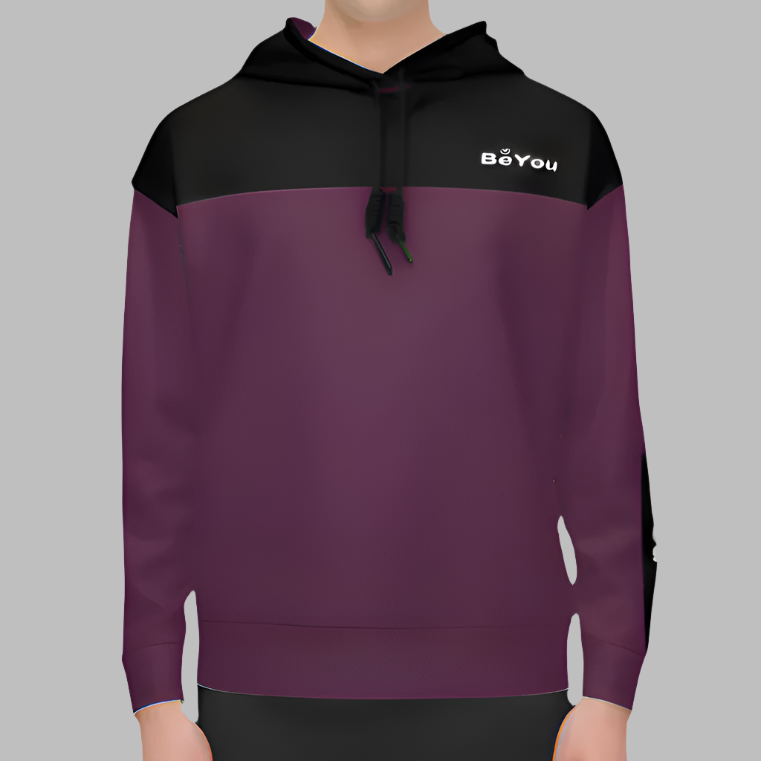 Plum colored online hoodie