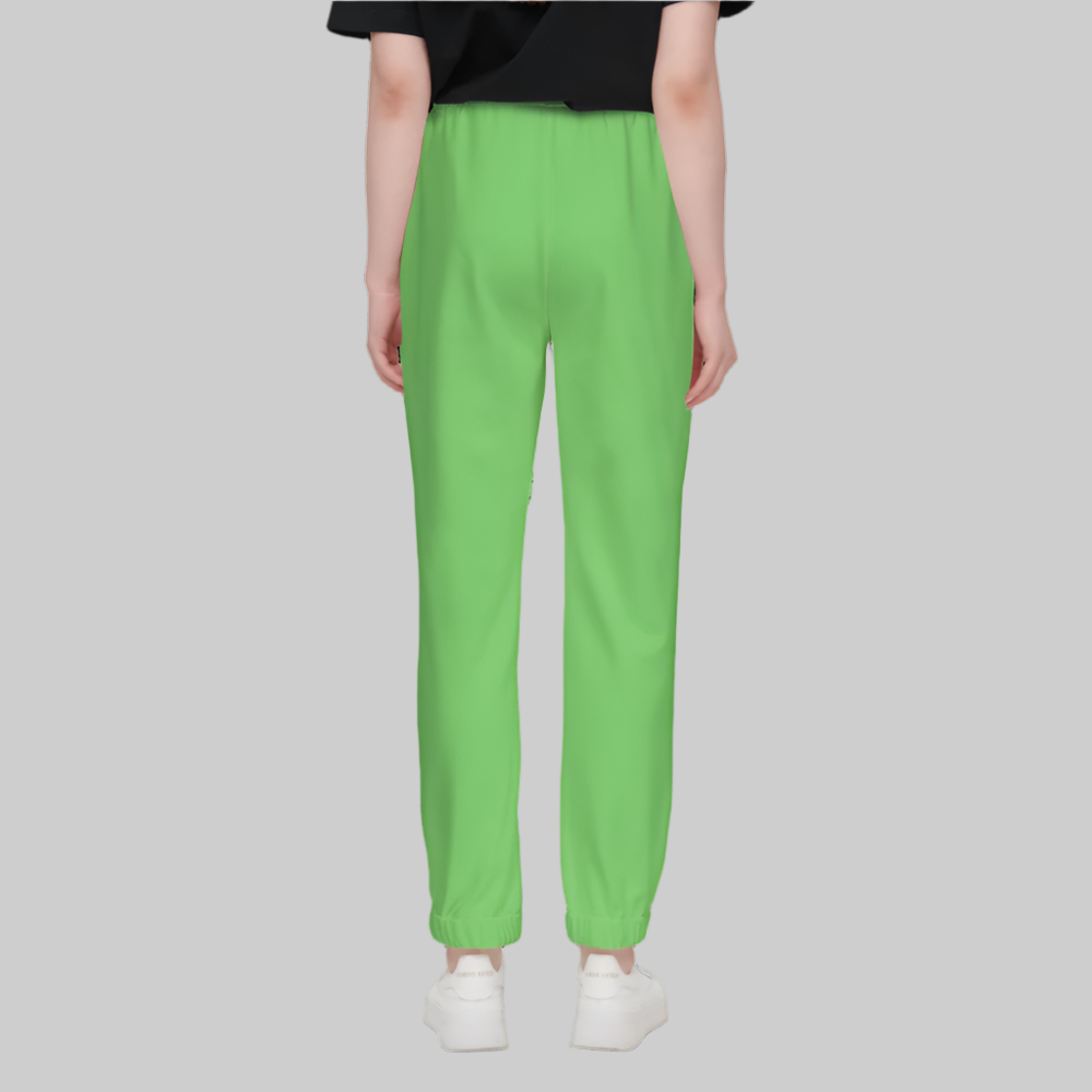 Mint Green Casual Fit Jogging Sustainable Pants