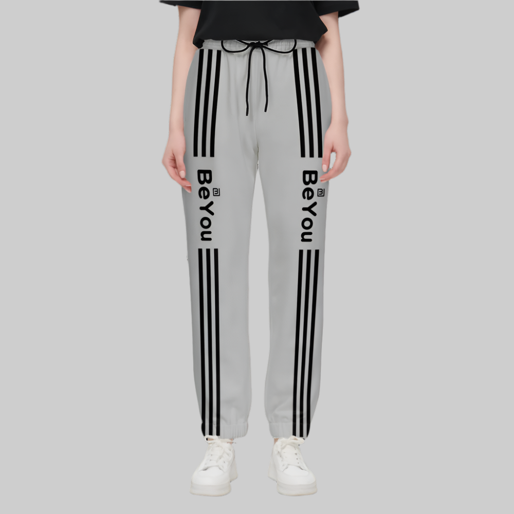 Grey Casual Fit Jogging Sustainable Pants