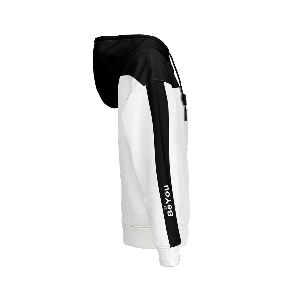 White Casual Performance Relaxed Fit Sustainable Hoodie