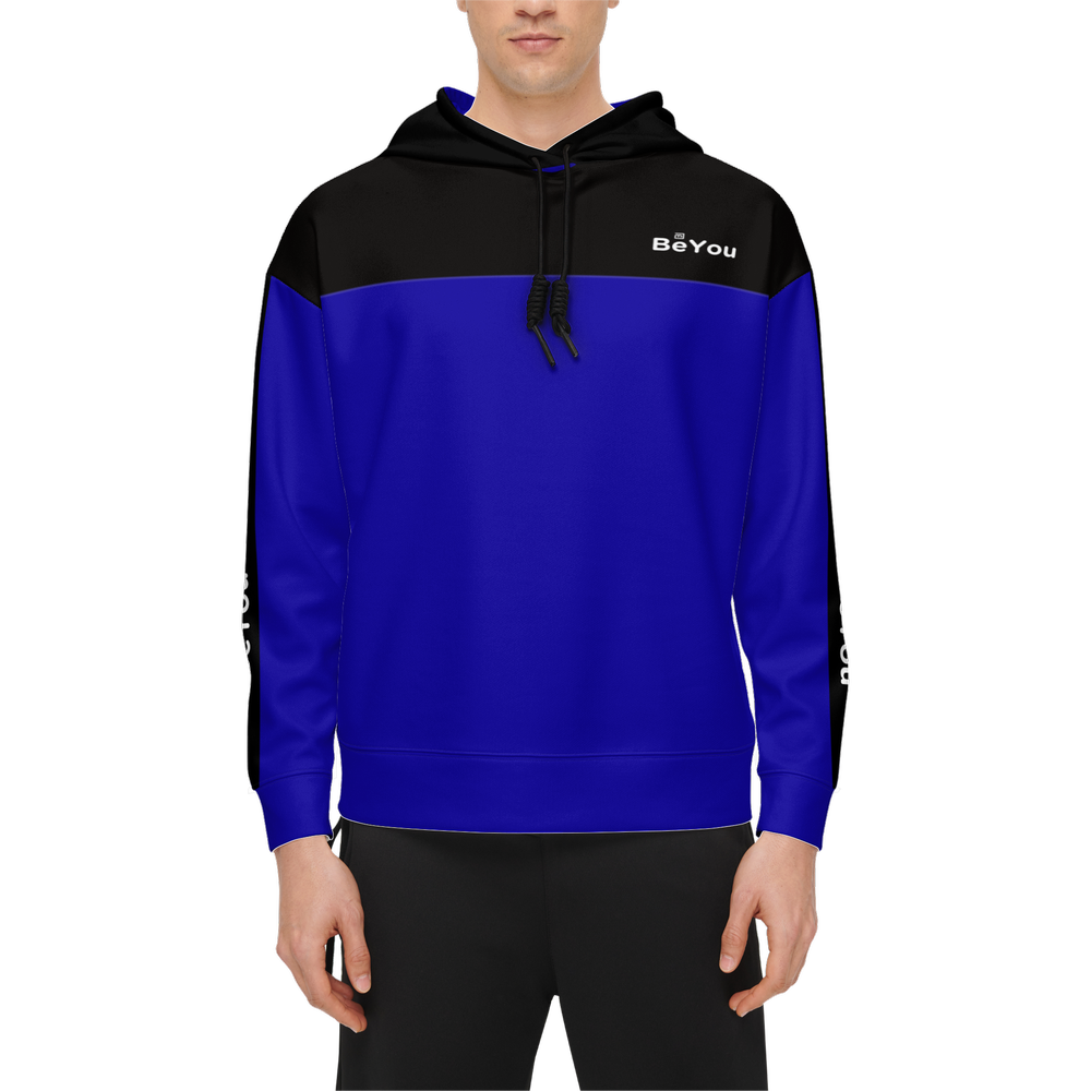 Blue Casual Relaxed Fit Performance Sustainable Hoodie