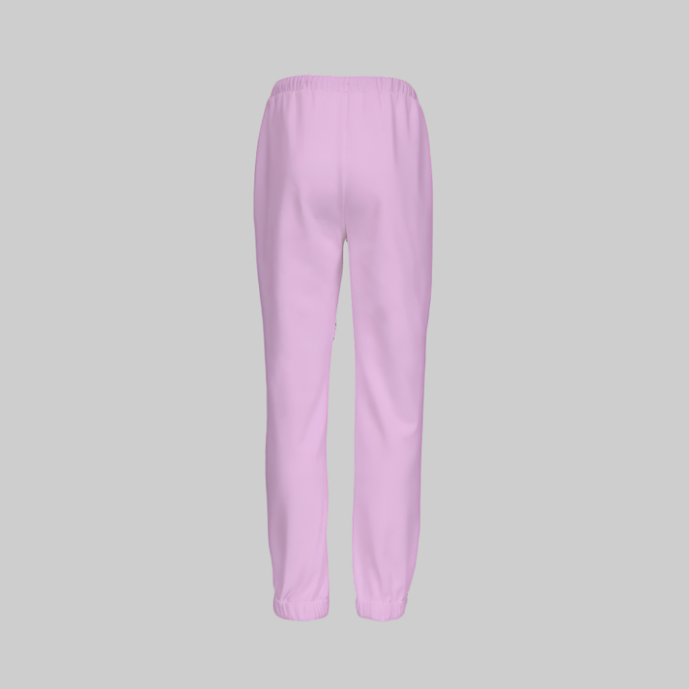 Purple Bloom Casual Fit Jogging Sustainable Pants