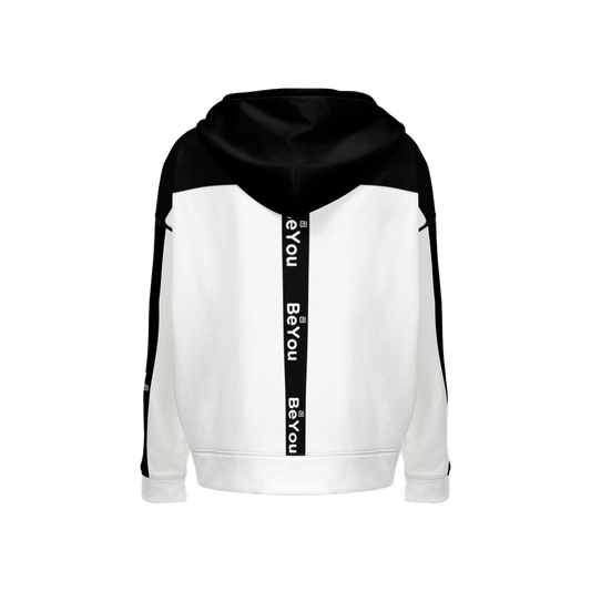 White Performance Relaxed Fit Sustainable BeYou Hoodie