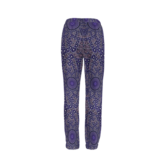 Purple Peacock Casual Fit Jogging Sustainable Pants