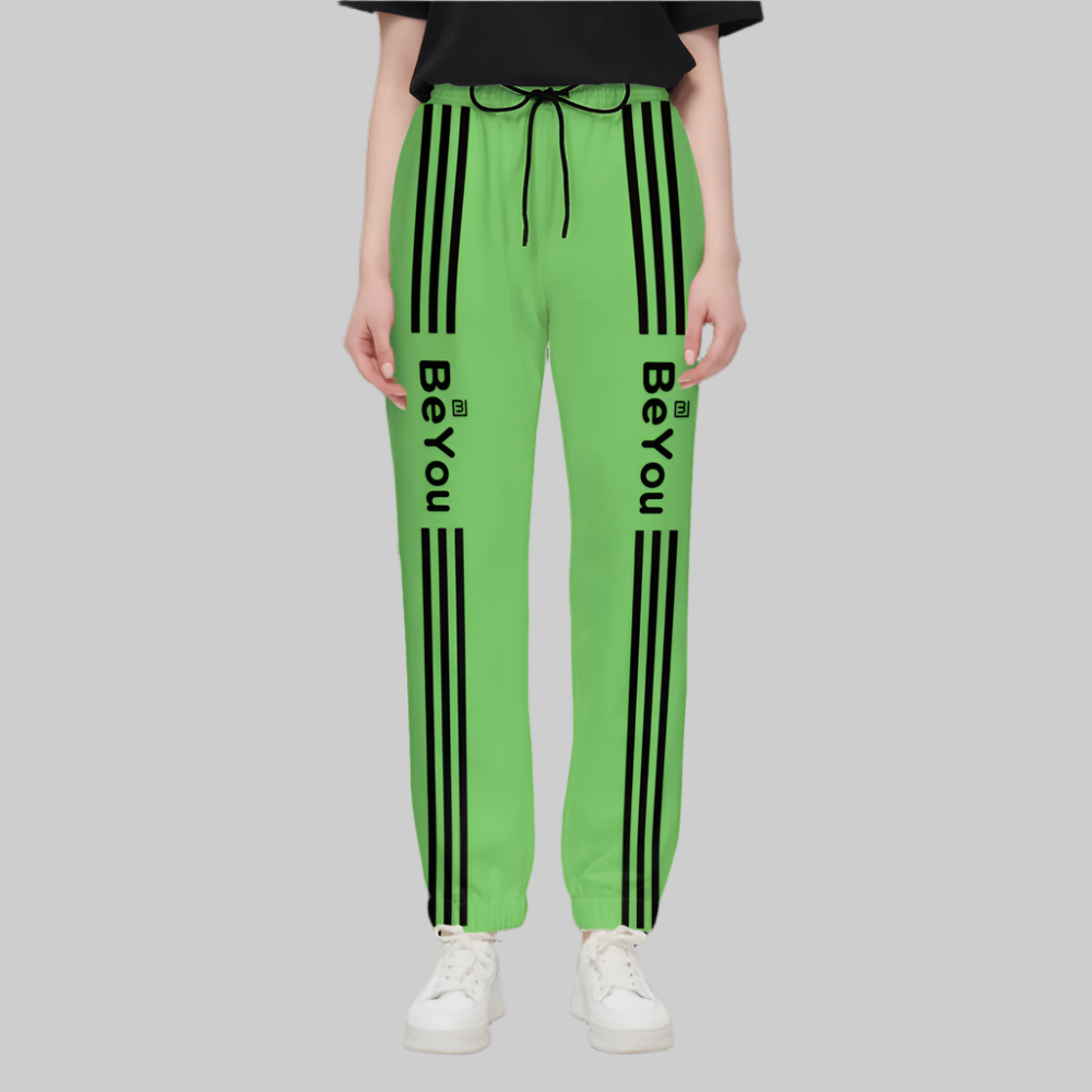 Mint Green Casual Fit Jogging Sustainable Pants