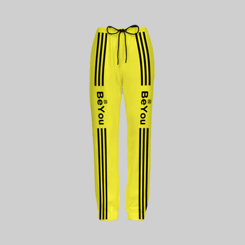 Yellow Women Casual Fit Jogging Sustainable Pants