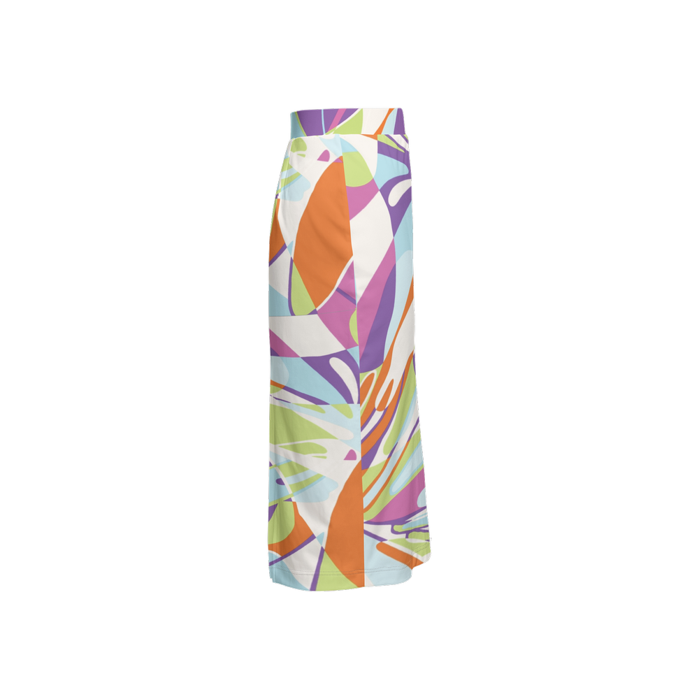 Summer Passion Women’s Back Split Sustainable Pencil Skirt-Heavy Knit