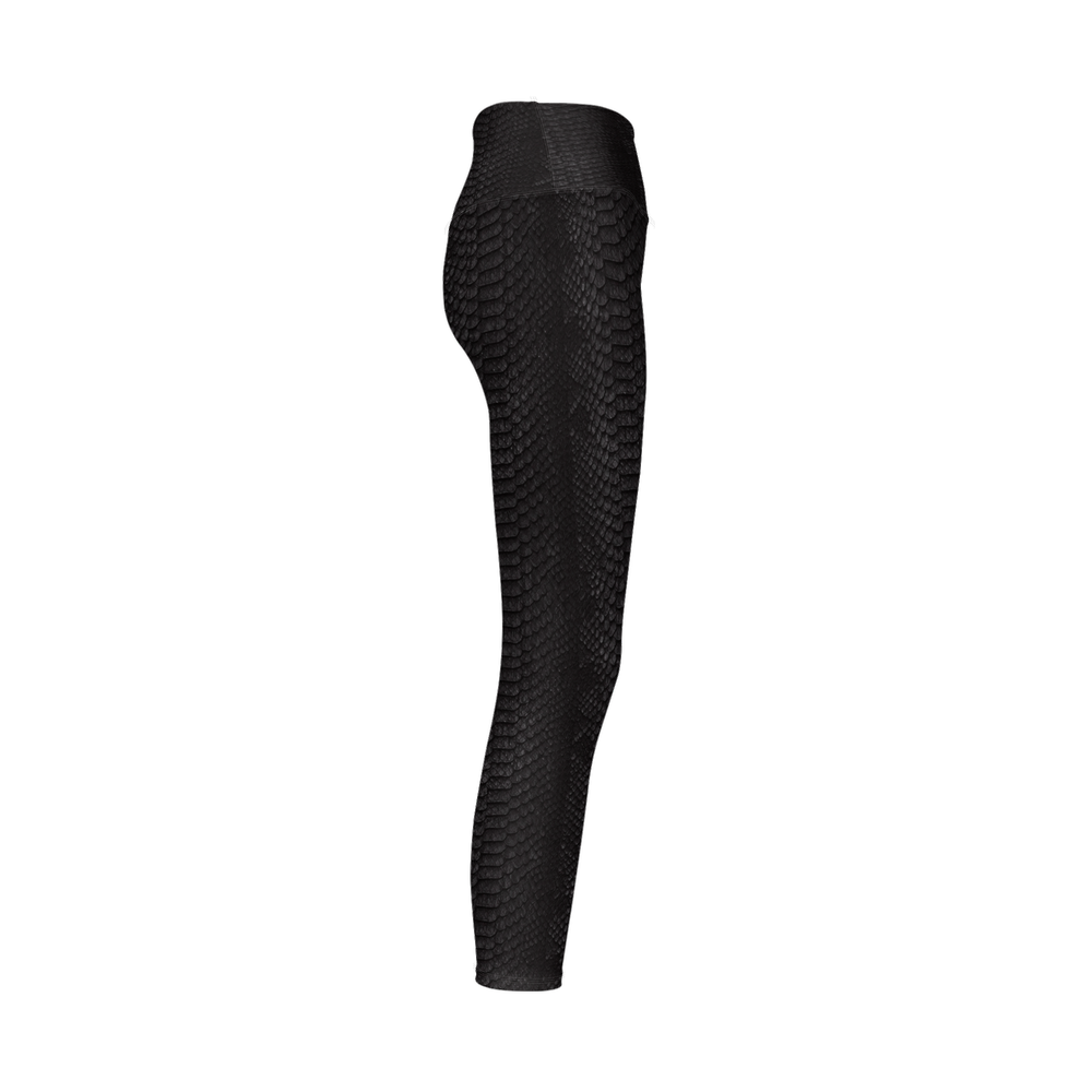 Black Crocodile Women’s High-Rise Sustainable Leggings
