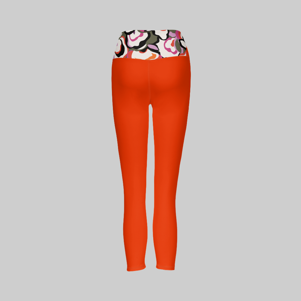 Popping Orange Full-Length Sustainable Legging