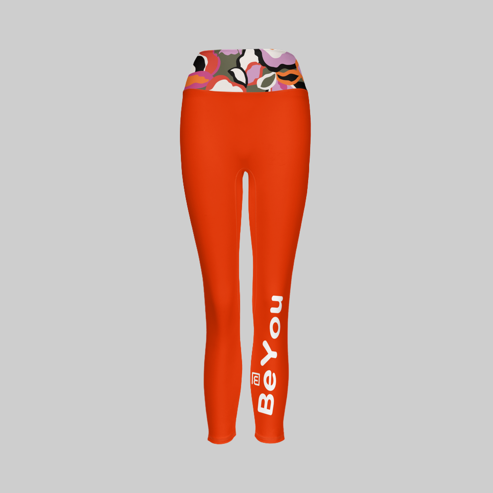 Popping Orange Full-Length Sustainable Legging