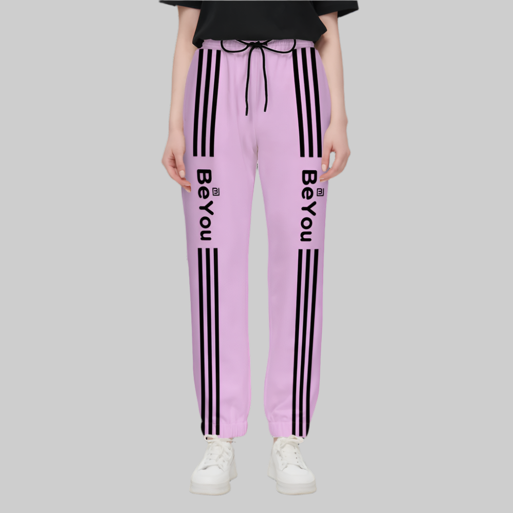 Purple Bloom Casual Fit Jogging Sustainable Pants