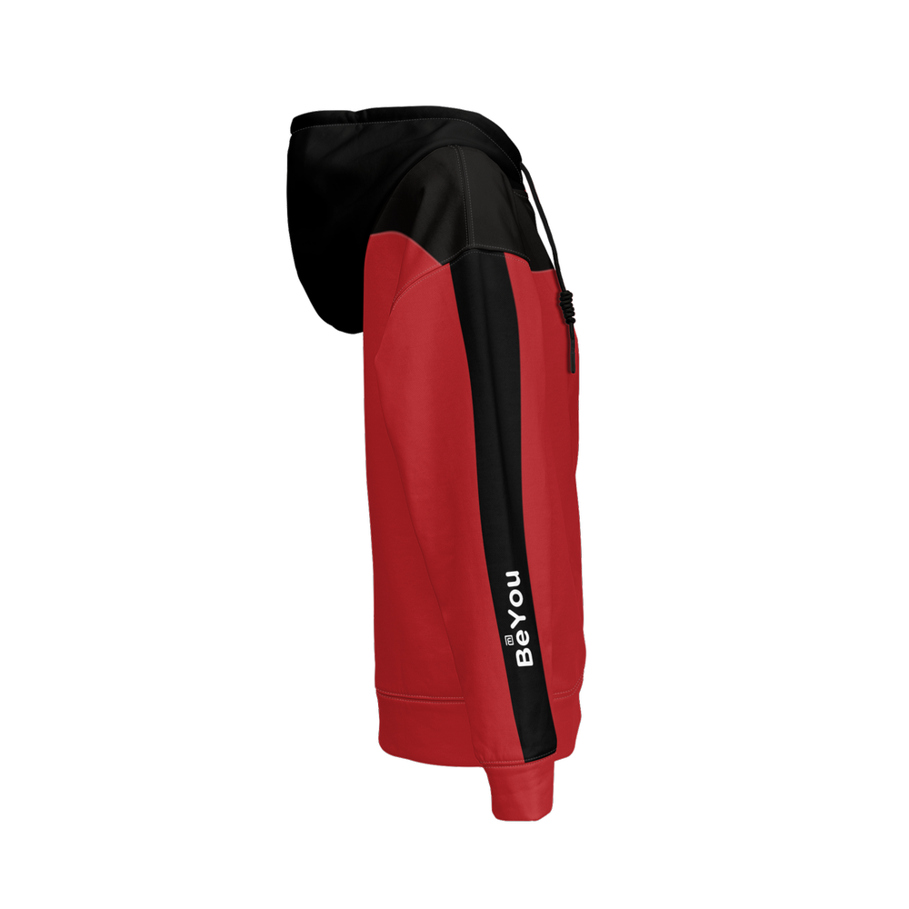 Red Casual Performance Relaxed Fit Sustainable Hoodie