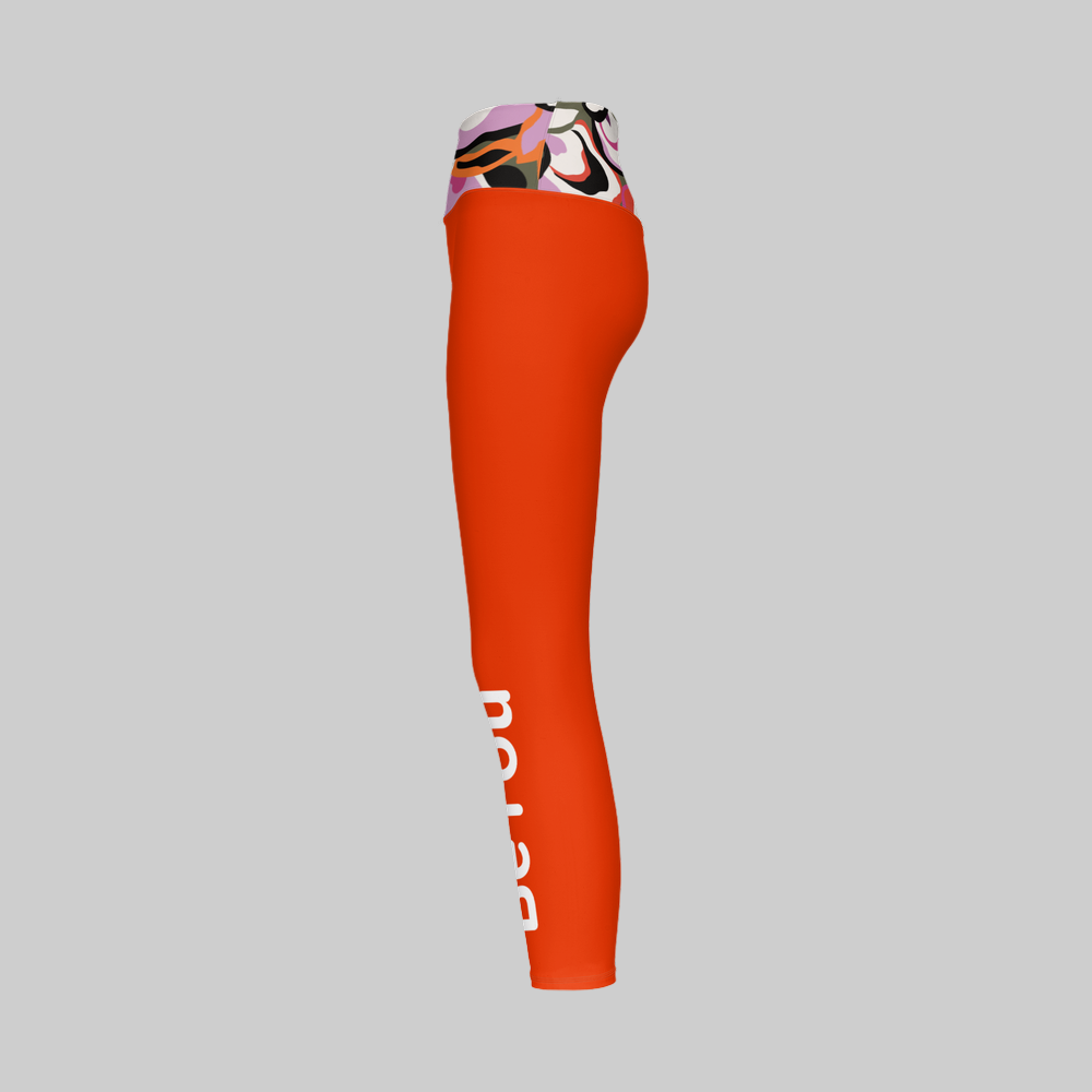 Popping Orange Full-Length Sustainable Legging
