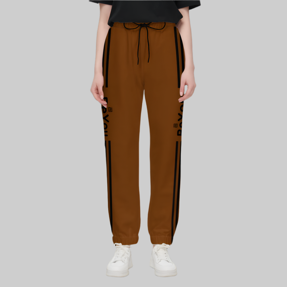 Caramel Brown Women Casual Fit Sustainable Jogging Pants