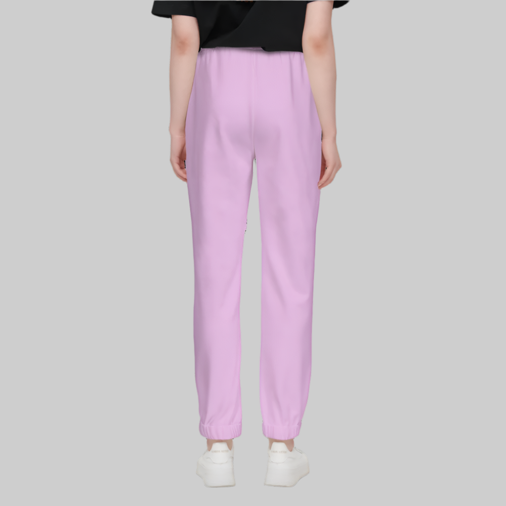 Purple Bloom Casual Fit Jogging Sustainable Pants